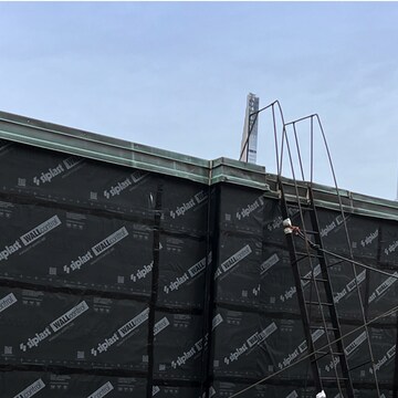 WALLcontrol™ Monolith VP adhered AWB for exterior wall systems.