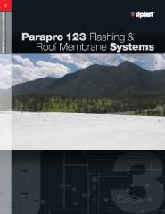 Parapro 123 Flashing & Roof Membrane Systems