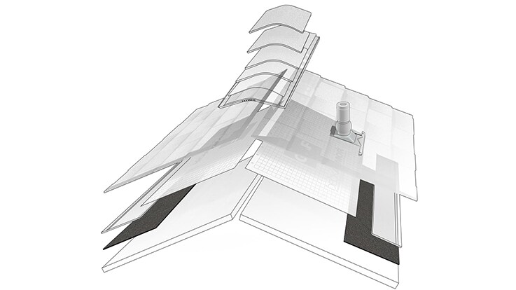 Leak barrier, help prevent ice and leak as the first layer of the GAF roof