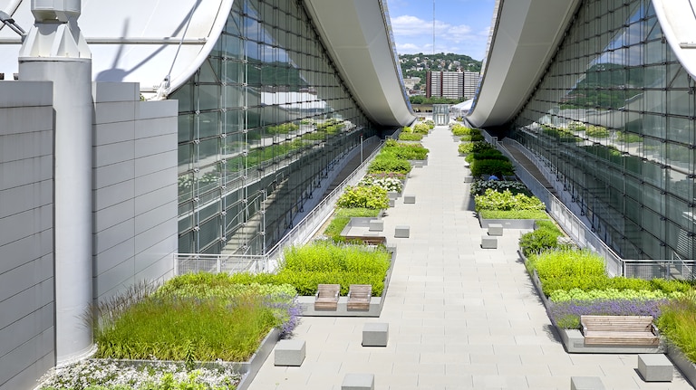 David L. Lawrence Convention Center green roofing and waterproofing solutions from Siplast